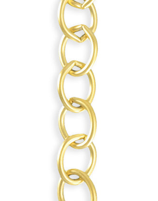 Rounded Oval Chain, 8.7x11.3mm, (1ft)