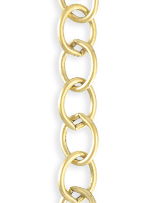 Rounded Oval Chain, 8.7x11.3mm, (1ft)