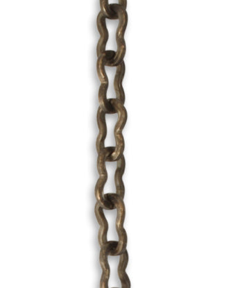 Flat Ornate Chain, 4.1x7.2mm, (1ft)