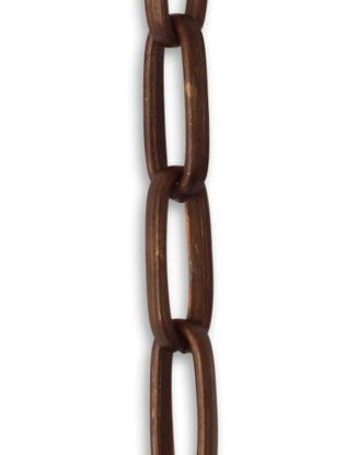 1/2 Round Oval Chain, 5.5x12.8mm, (1ft)