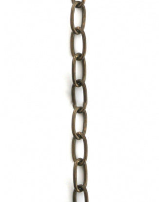 Long Oval Chain, 5.8x11.6mm, (1ft)