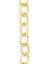 Etched Cable Chain, 6.5x9.5mm, (1ft)