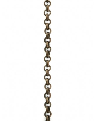 Rollo Chain, 3.6x3.6mm, (1ft)