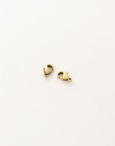 Lobster Clasp, 9.5mm, (2pcs)