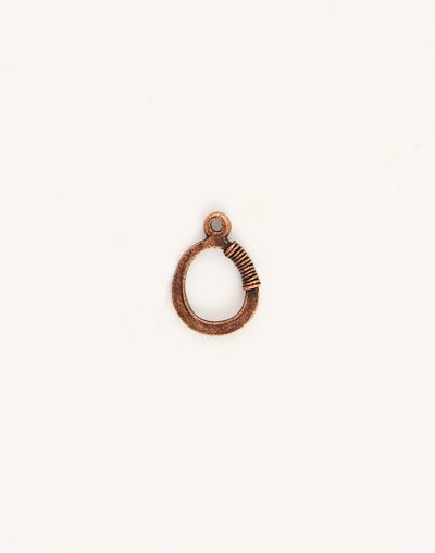 Wire Wrap Ring, 19x14mm, (1pc)