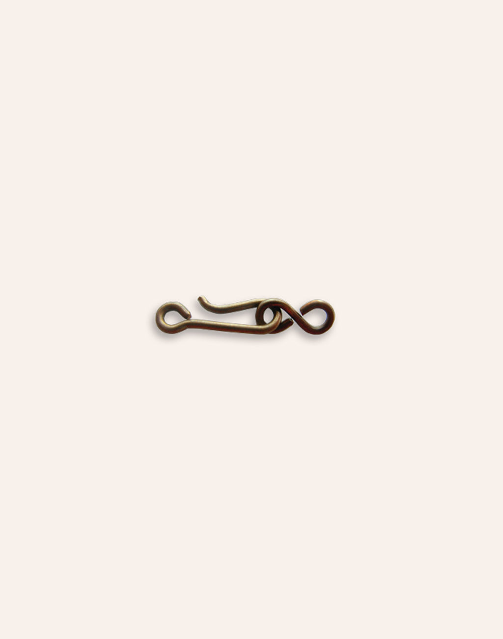 Buy Tiny Hook & Eye Clasp Set, 21x6mm, (1 set) at Vintaj