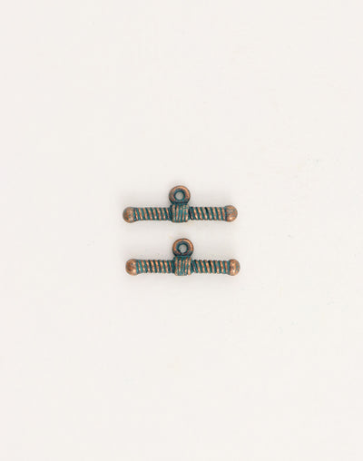 Rib Toggle Bar, 20x7mm,(2pcs)