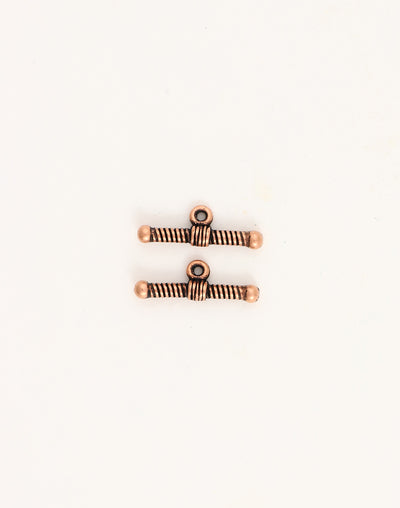 Rib Toggle Bar, 20x7mm,(2pcs)