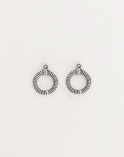 Rib Toggle Ring, 17x14mm, (2pcs)