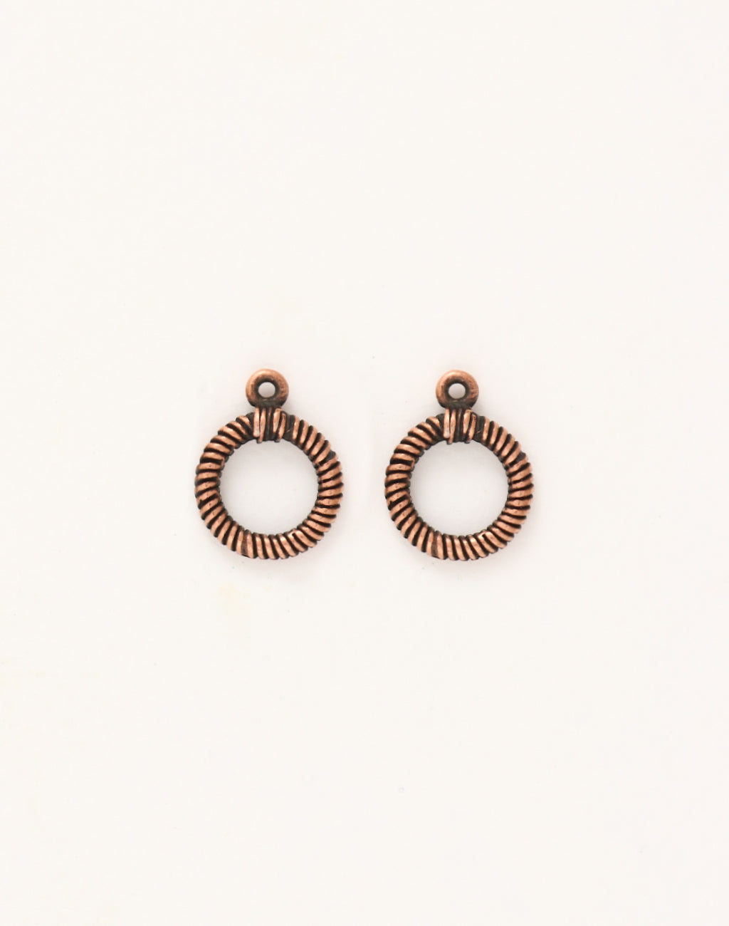 Rib Toggle Ring, 17x14mm, (2pcs)