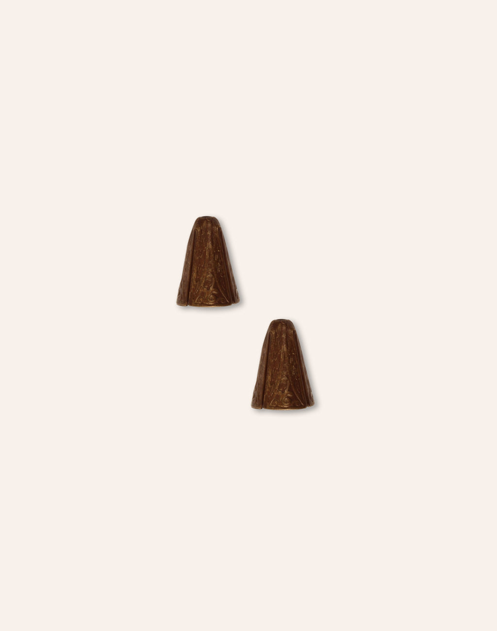 Ornate Cone, 14x10mm, (2pcs)