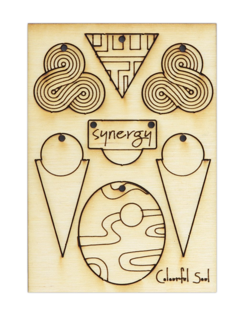 Balanced Energy, Jewelry Pop Outs (1 panel, 7pcs/ea)
