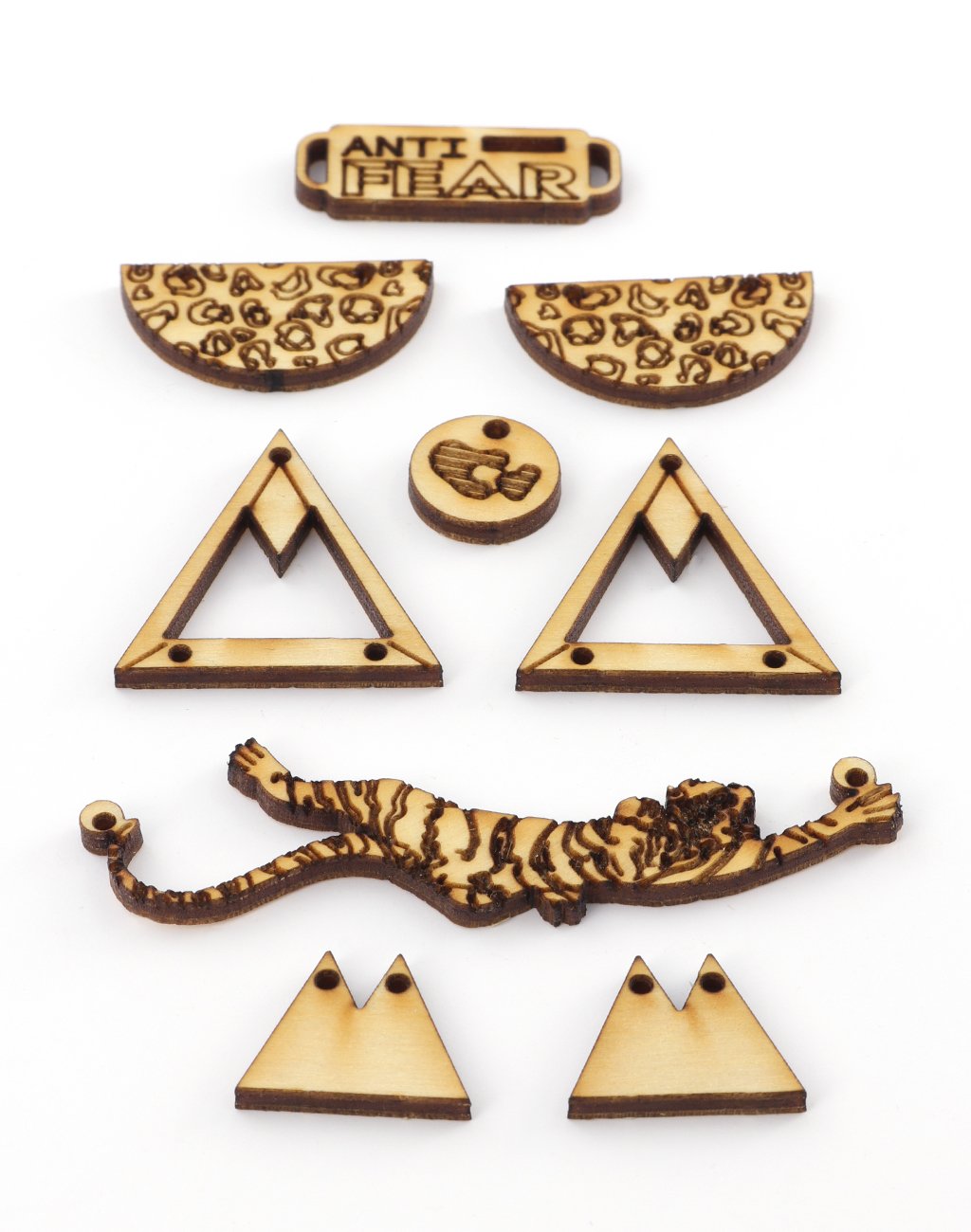 Jungle Tigress, Jewelry Pop Outs (1 panel, 9pcs/ea)