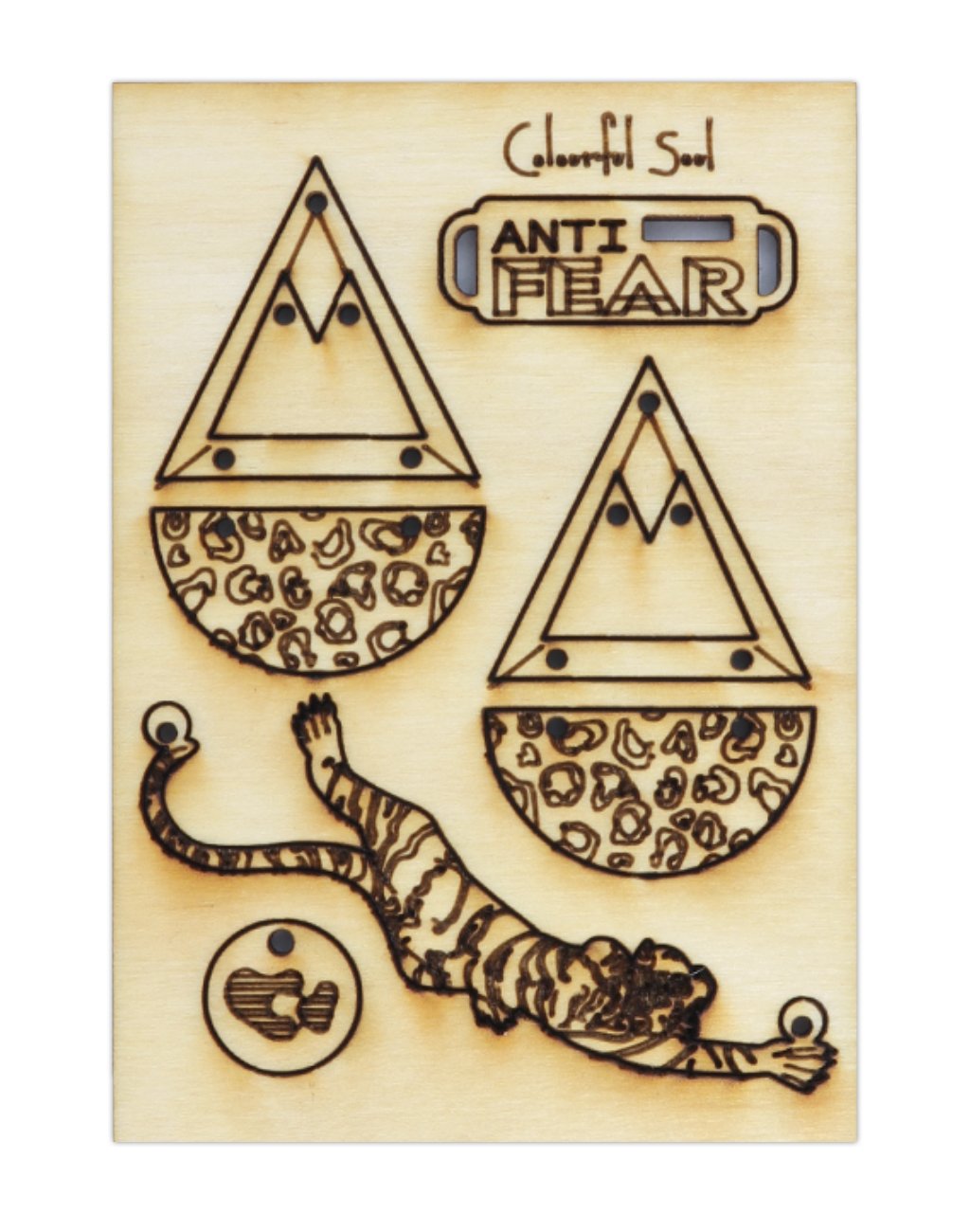 Jungle Tigress, Jewelry Pop Outs (1 panel, 9pcs/ea)