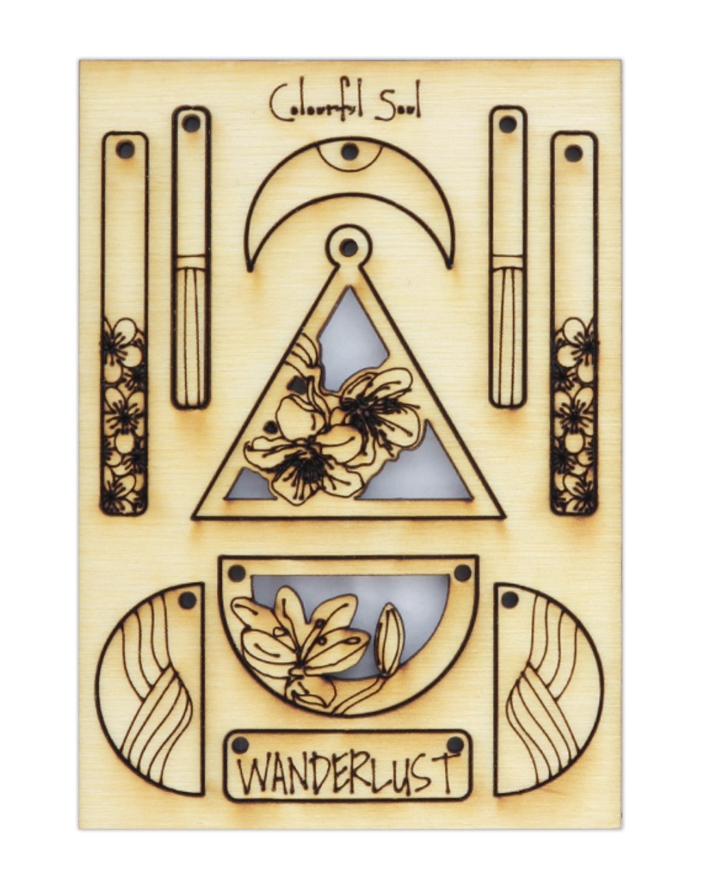 Wandering Lily, Jewelry Pop Outs (1 panel, 10pcs/ea)