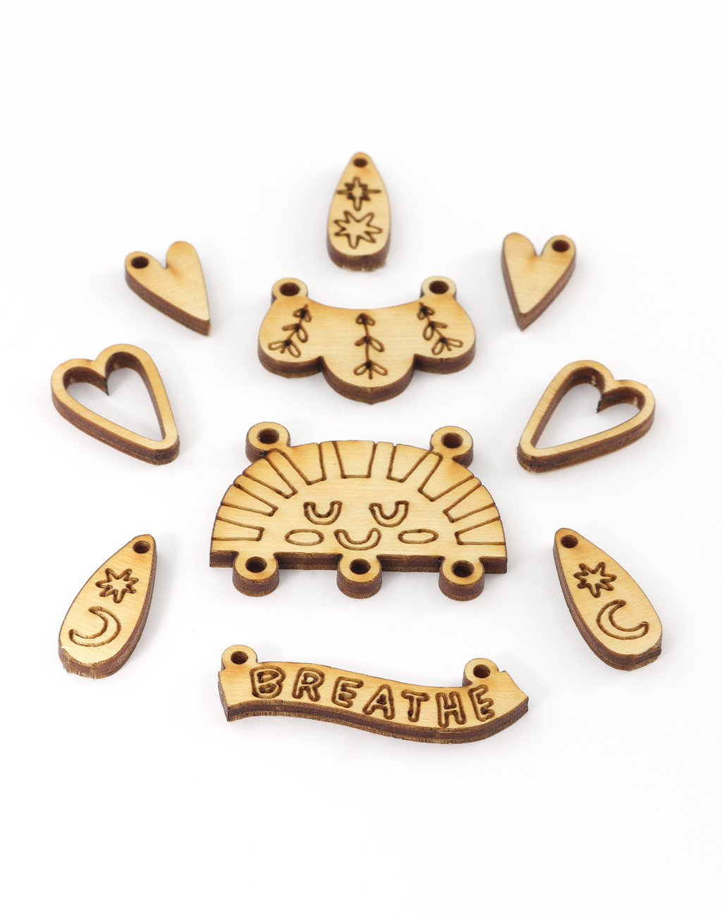 Breathe Happy, Jewelry Pop Outs (1 panel, 10pcs/ea)