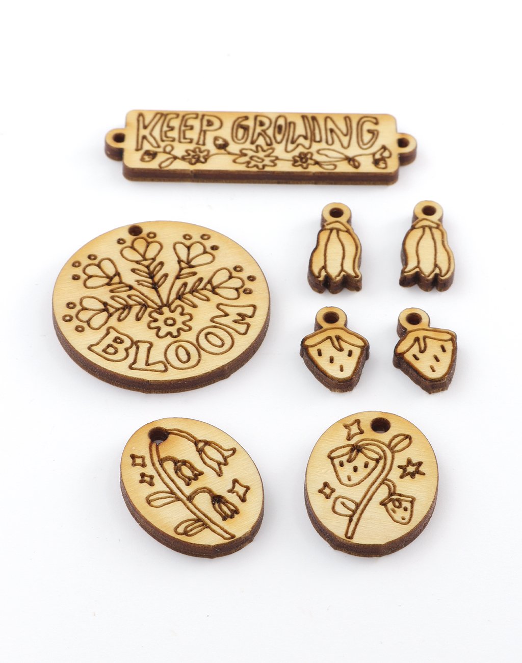 Keep Growing, Jewelry Pop Outs (1 panel, 8pcs/ea)