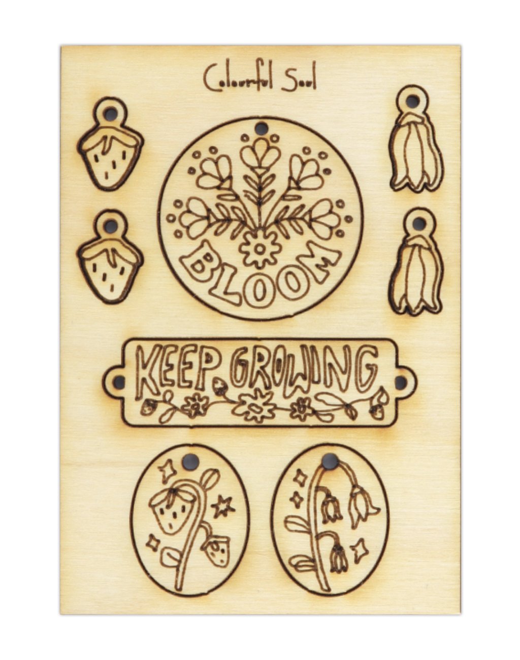 Keep Growing, Jewelry Pop Outs (1 panel, 8pcs/ea)