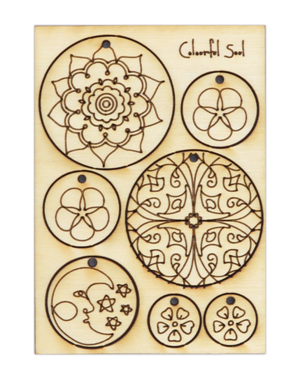 Sun & Moon, Jewelry Pop Outs (1 panel, 7pcs/ea)