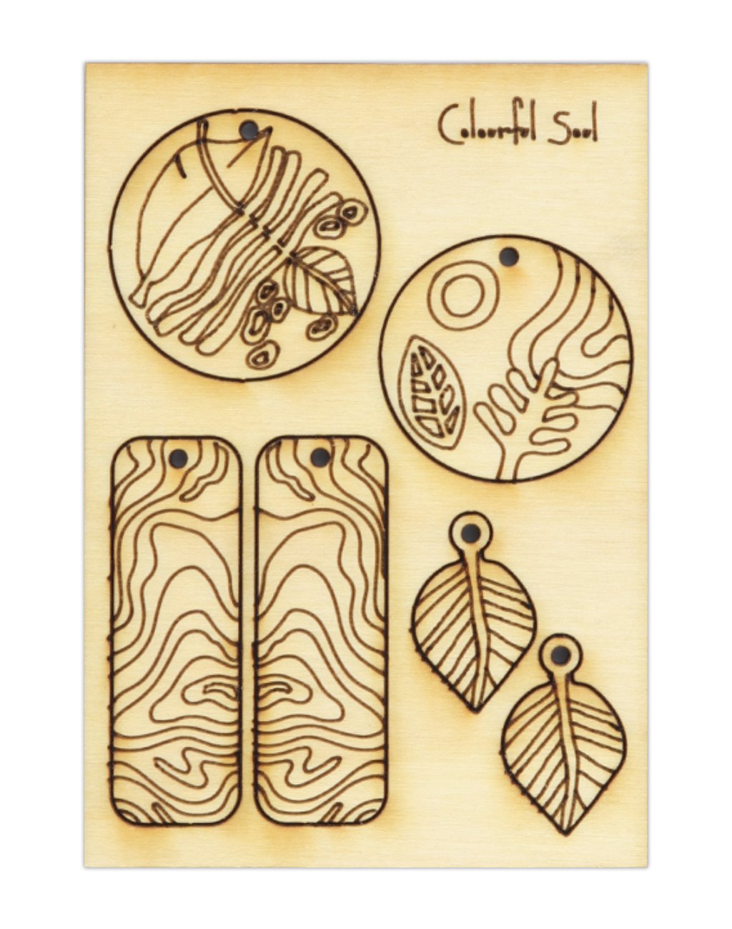 Terra Motif, Jewelry Pop Outs (1 panel, 6pcs/ea)