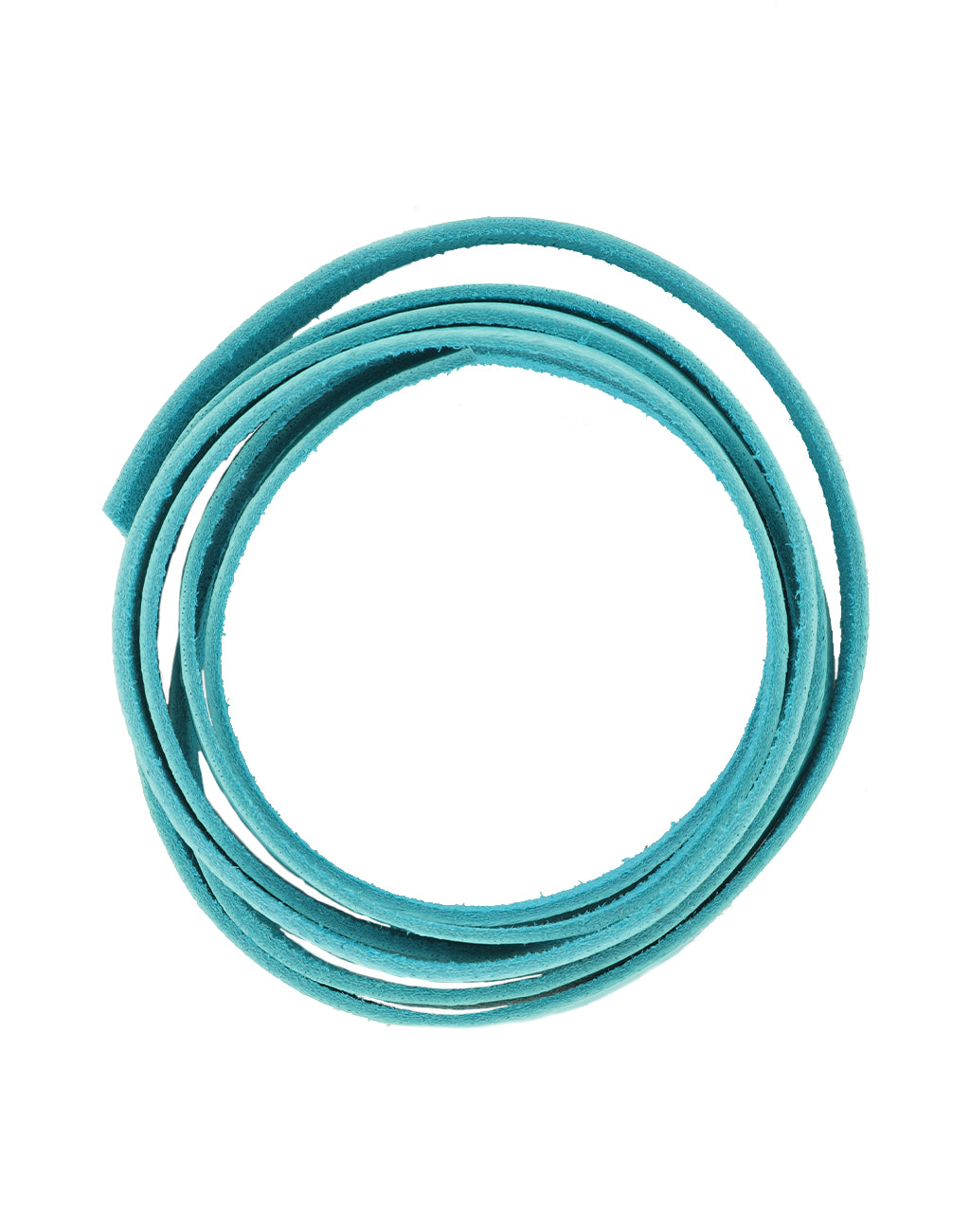 Turquoise Deerskin Leather Lace, 3/16" (9ft)