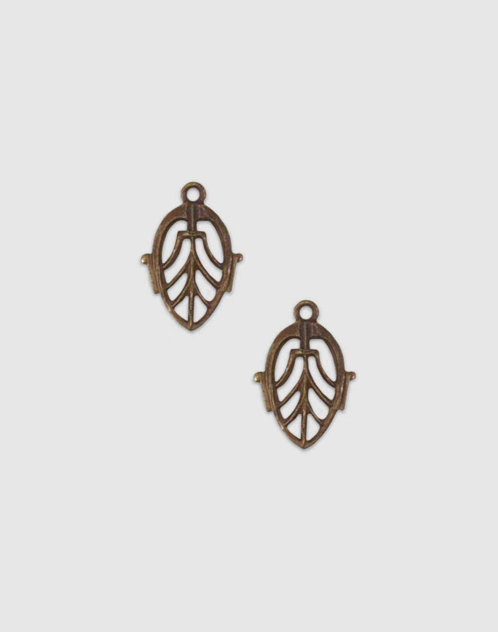 DP144 Bronze Leaf Charms