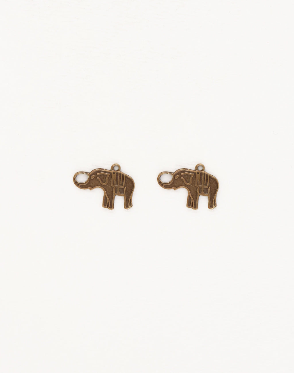 Charmed Elephant, 12x16mm, (2pcs)