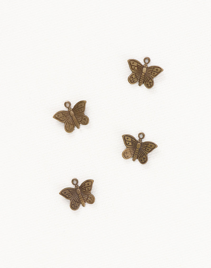 Teensie Butterfly, 11x9mm, (4pcs)