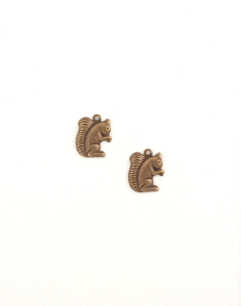 Squirrel, 17x13mm, (2pcs)