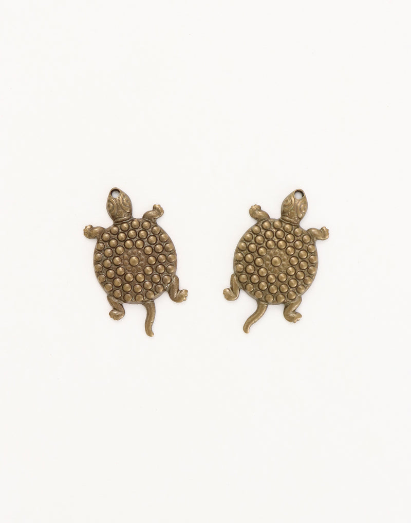 Santa Fe Turtle, 25x14mm, (2pcs)