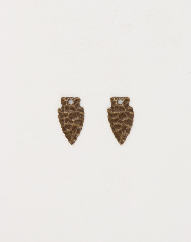 Native Arrowhead, 19x10mm, (2pcs)