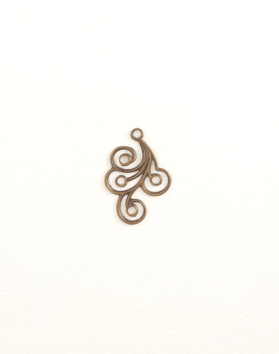 Flourish Swirl Left, 30.5x21mm, (1pc)