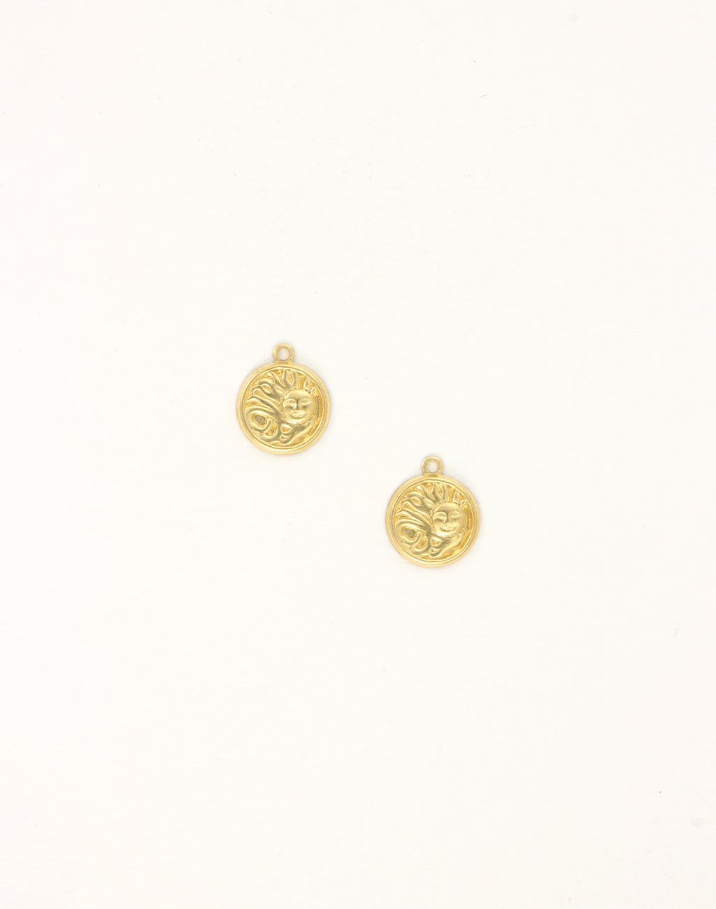 Happy Sun, 14x11mm, (2pcs)