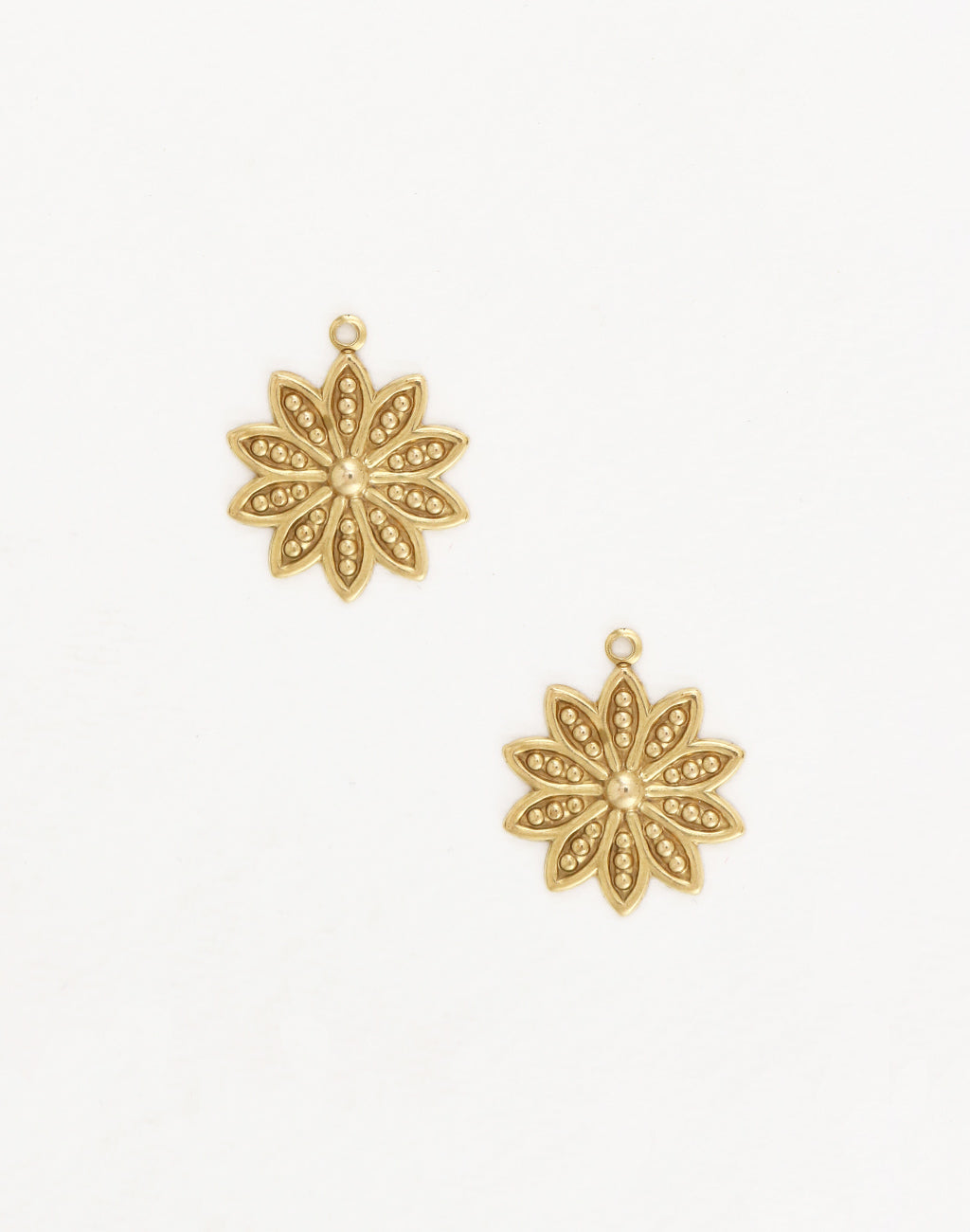 Decennial Flower, 19.5x16mm, (2pcs)