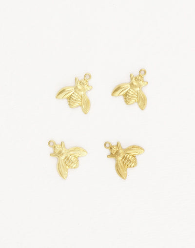 Bumble Bee, 13x12mm, (4pcs)