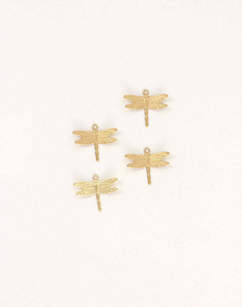 Petite Dragonfly, 13x15mm, (4pcs)