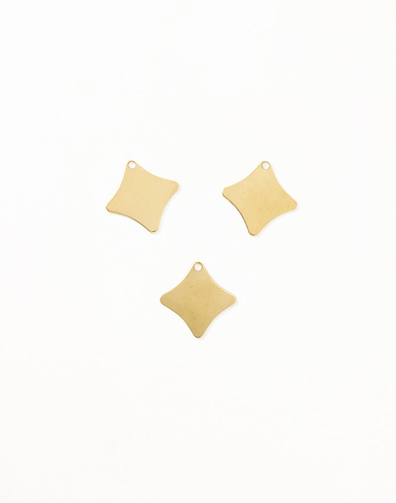 Curved Diamond, 17mm, (3pcs)