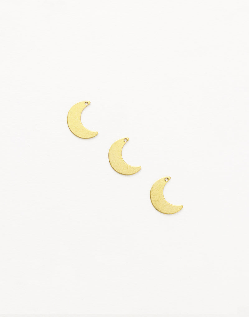 Moon, 13mm, (3pcs)