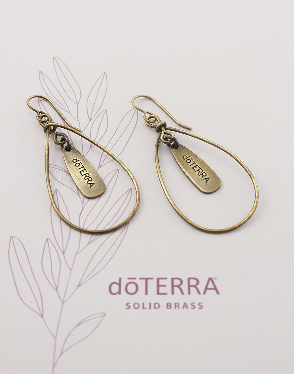 doTERRA PURPOSE Logo Earrings