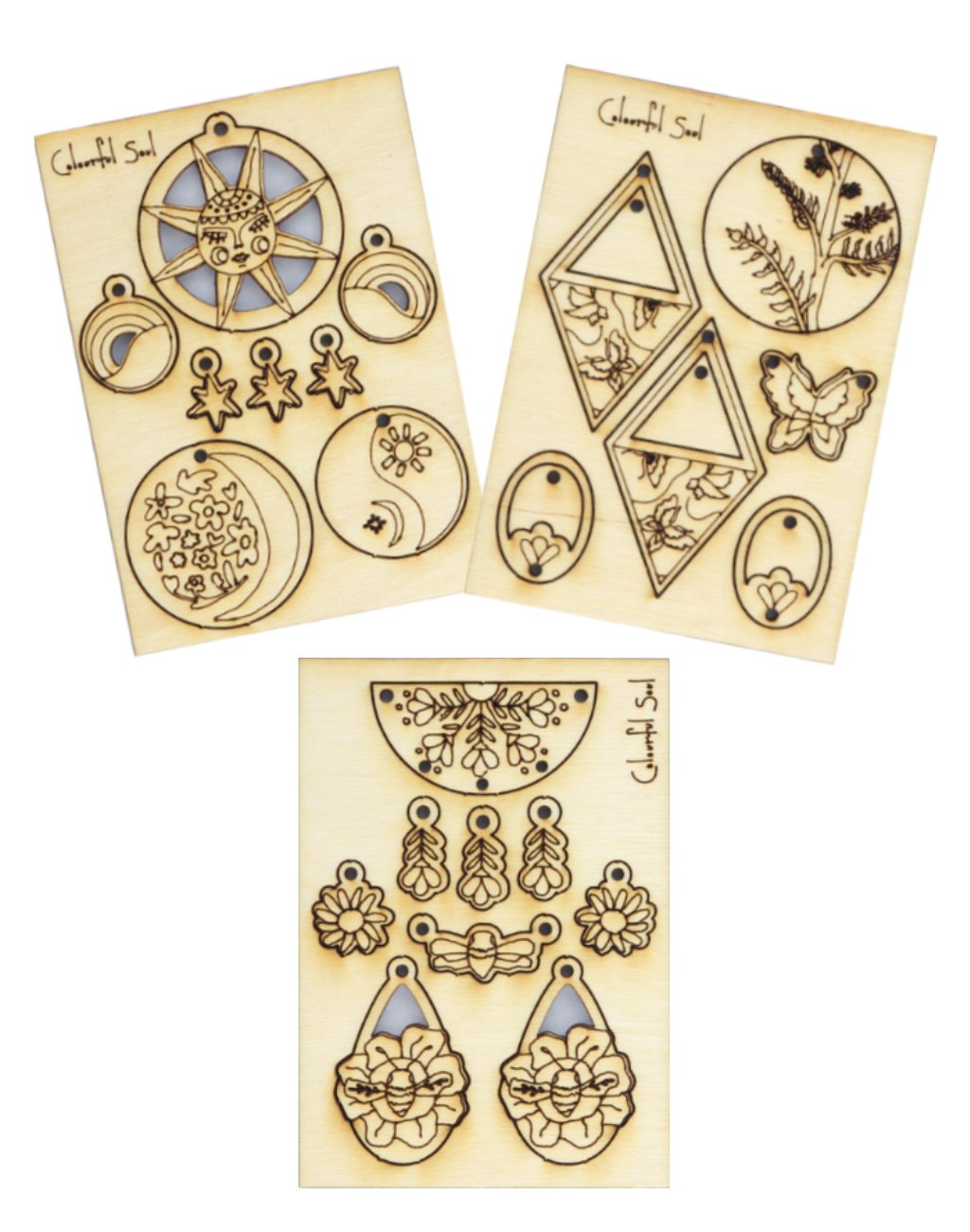Daydream Believer, Jewelry Pop Outs (3 panels)