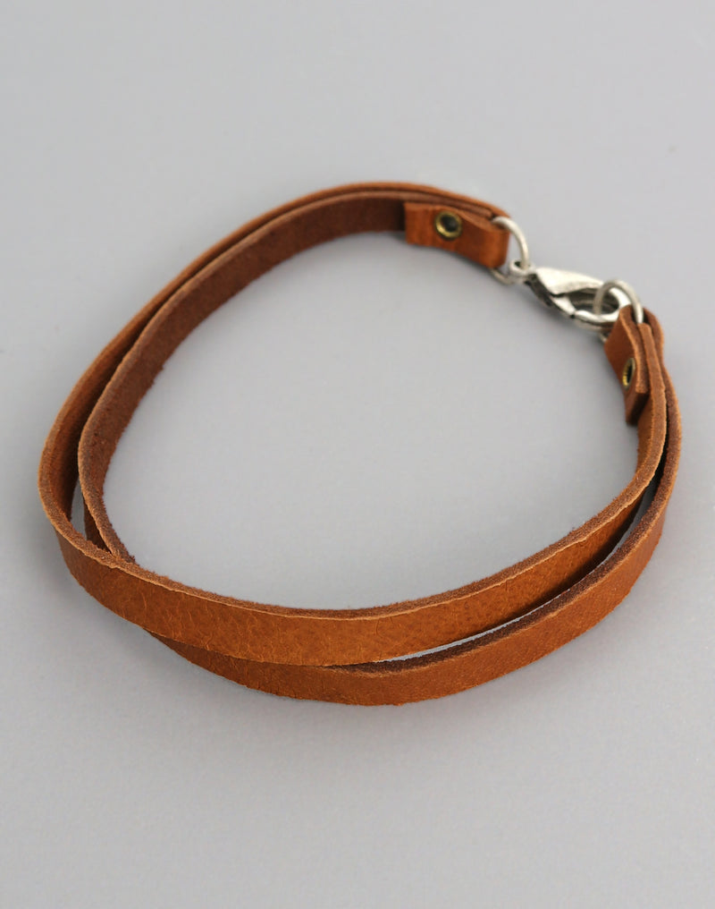 EA105 Leather Wrap Bracelet