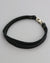 Black Leather Bracelet, (1pc)