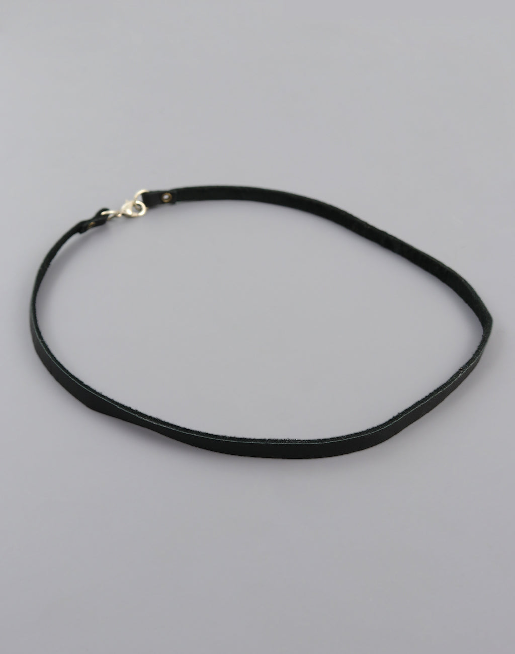 Black Leather Choker, (1pc)