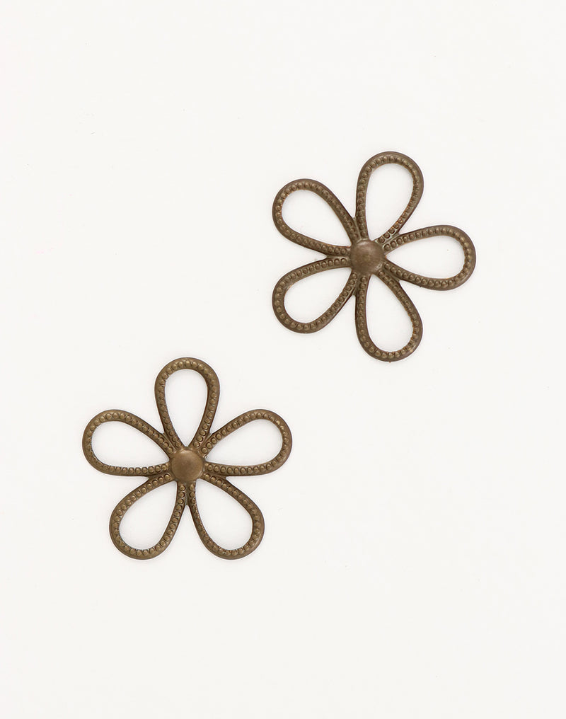 Beaded Flower, 24mm, (2pcs)