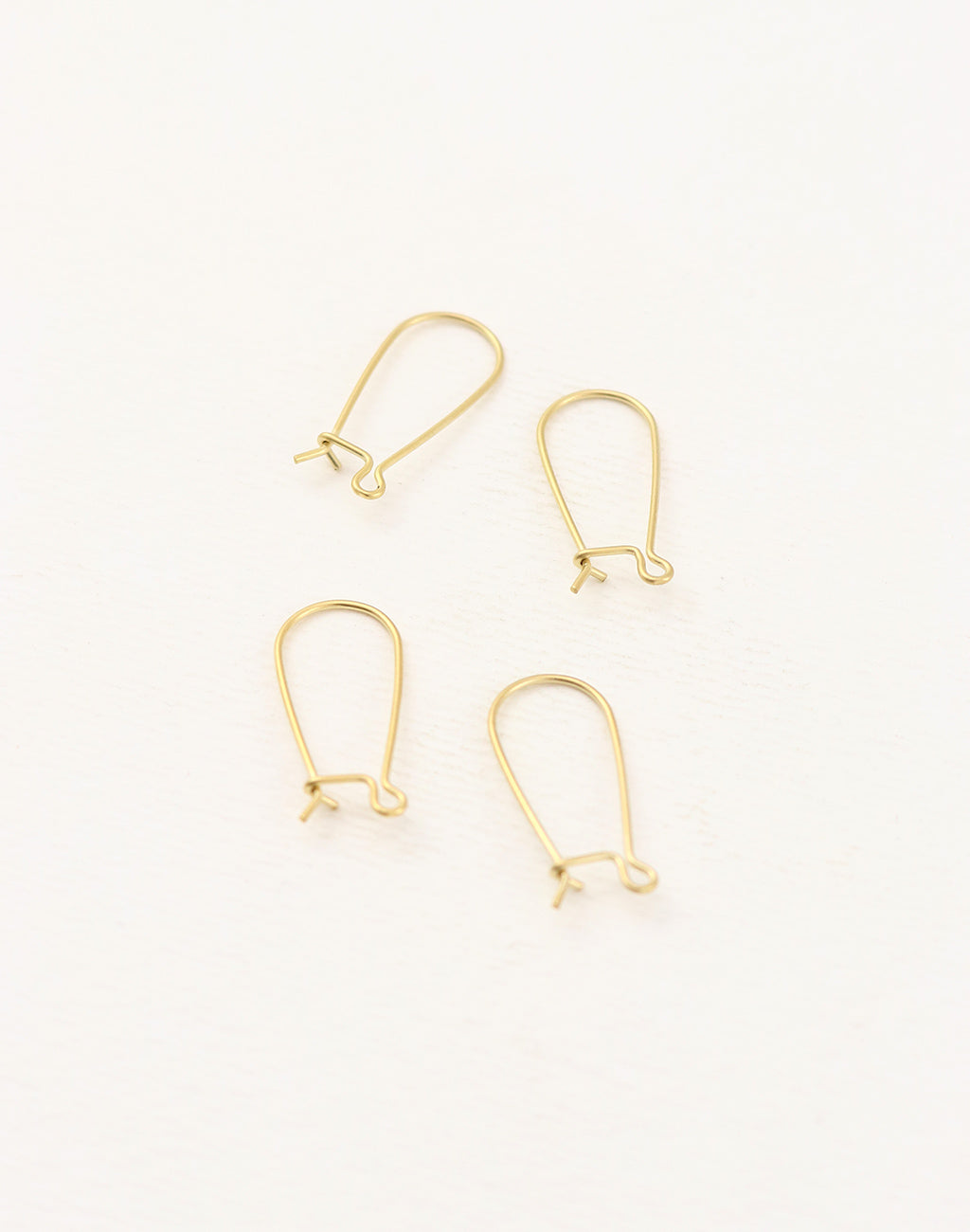 Arched Ear Wire, 20x9mm, (4pcs)