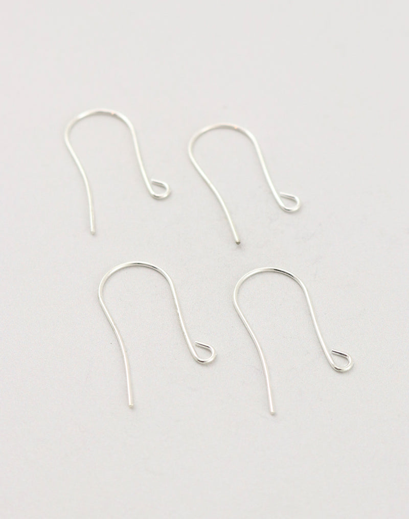 Arched Ear Wire, 29x14mm, (4pcs)