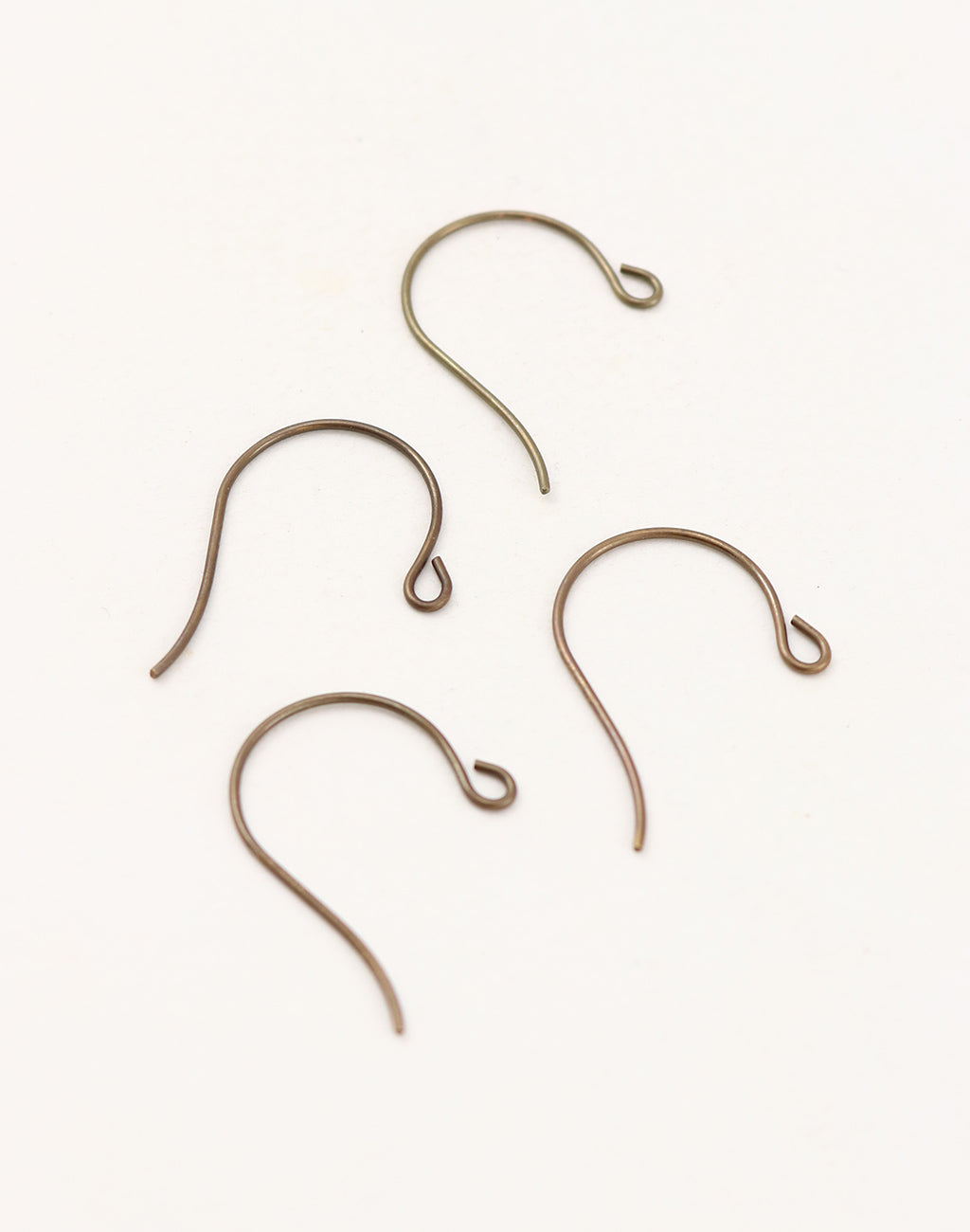 Round Loop Ear Wire, 27x15mm, (4pcs)