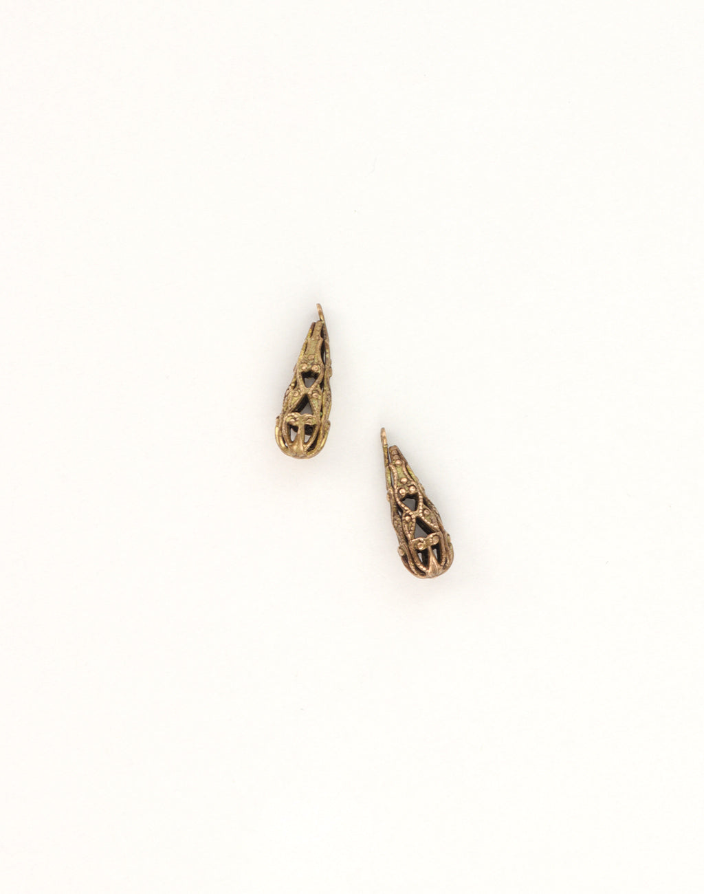 Filigree Droplet, 20x7mm, (2pcs)