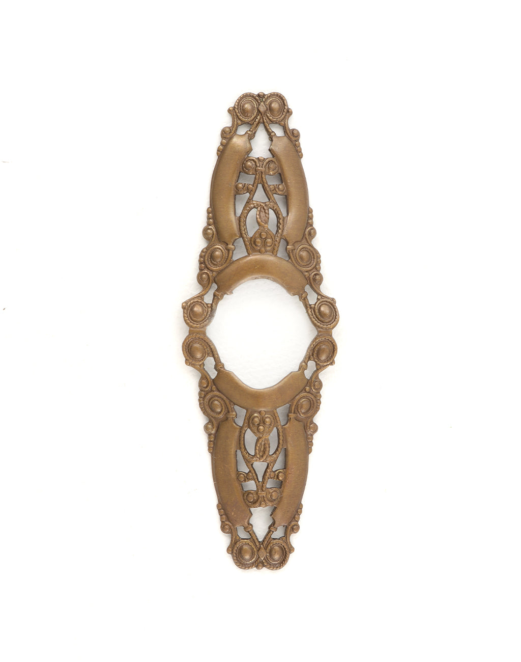 F020 ornate bronze escutcheon plate