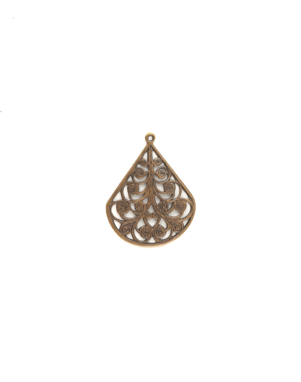 Flourished Fan Filigree, 29x22mm, (1pc)